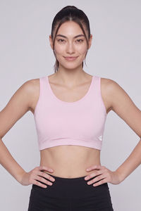 Zelocity Low Impact Quick Dry Sports Bra - Pale Lilac — thumbnail 2